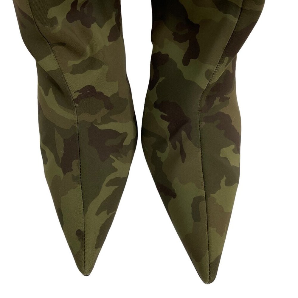 Good American Boots Women Sz 9 Camouflage Thigh Kardashian GA255N-X $349 Nib - Picture 4 of 14
